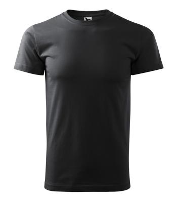 MALFINI Pánské tričko Basic - Ebony gray | XXL