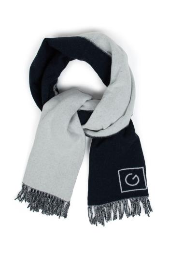 ŠÁLA GANT D1. DOUBLE FACE WOOL SCARF modrá None