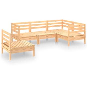 5dílná zahradní sedací souprava masivní borové dřevo, 3082717 (3082717)