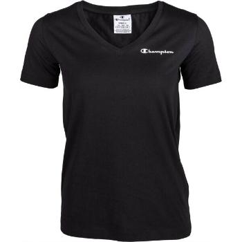 Champion V-NECK T-SHIRT Dámské tričko, černá, velikost S
