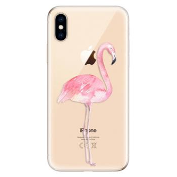 Odolné silikonové pouzdro iSaprio - Flamingo 01 - iPhone XS