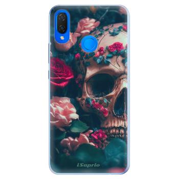 Silikonové pouzdro iSaprio - Skull in Roses - Huawei Nova 3i