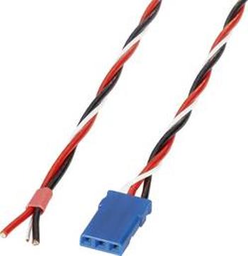 Servo připojovací kabel Deluxe [1x JR - 1x kabel s otevřenými konci] 1.00 m 0.5 mm² kroucený Reely