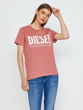 Diesel Sily-Ecologo Triko Růžová