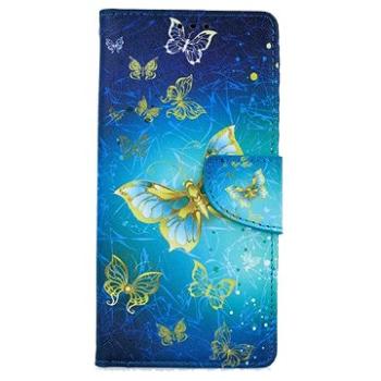 TopQ iPhone SE 2020 knížkové Obloha s motýlky 54688 (Sun-54688)