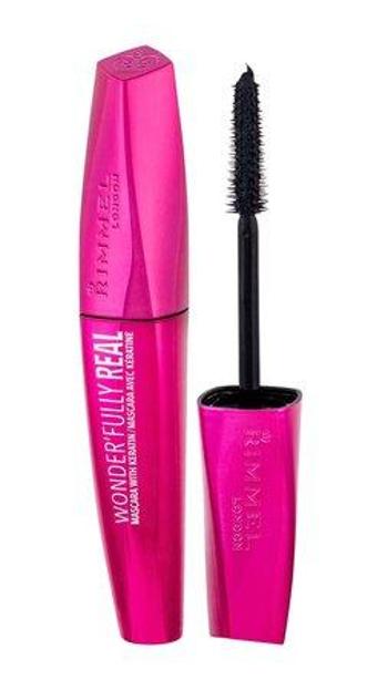 Rimmel London Wonder'Fully Real Mascara With Keratin (001 Black) 11 ml, 11ml, 001, Black