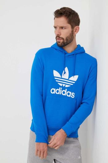 Bavlněná mikina adidas Originals Adicolor Classics Trefoil pánská, s kapucí, s potiskem, IM9410