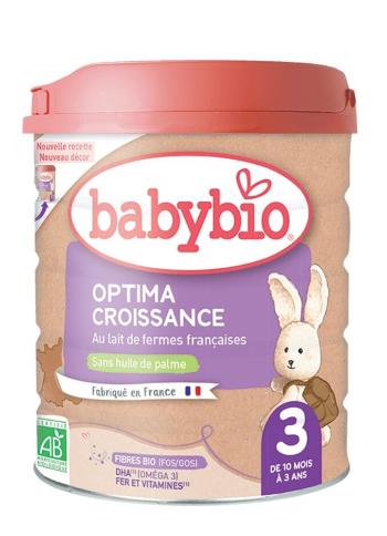 BABYBIO OPTIMA 3 Croissance kojenecké bio mléko (800 g)