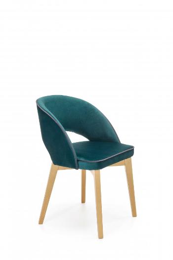 Jídelní židle MARINO Halmar Tmavě zelená