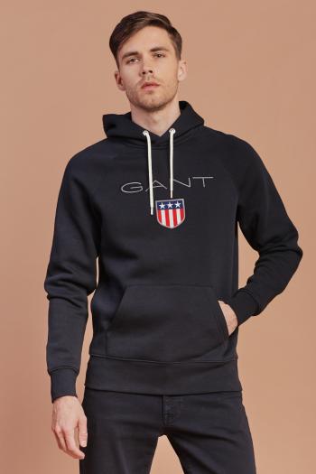 MIKINA GANT SHIELD HOODIE černá M