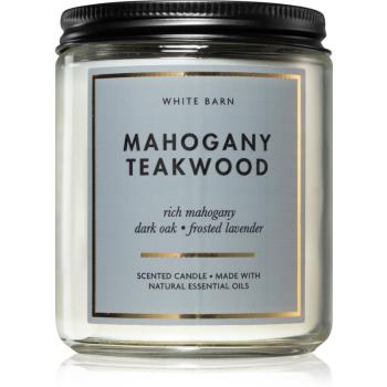 Bath & Body Works Mahogany Teakwood vonná svíčka 198 g