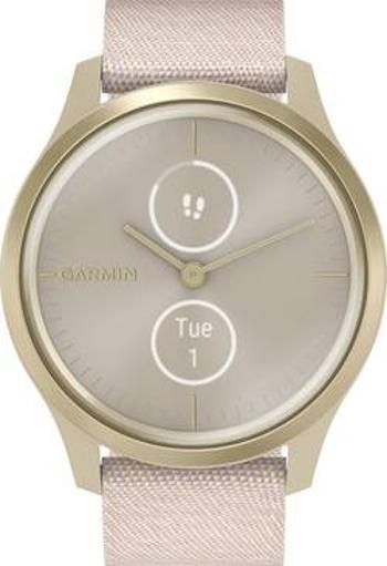 Chytré hodinky Garmin vivomove Style Champagne-Dust Rose, Fabric