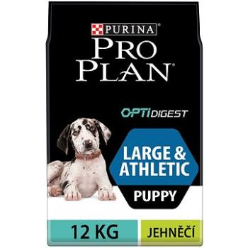 Pro Plan large puppy athletic optidigest jehněčí 12 kg (7613036710992)