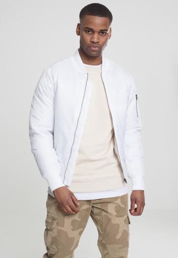 Urban Classics Basic Bomber Jacket white - XXL