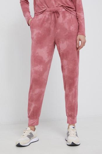 Kalhoty GAP dámské, růžová barva