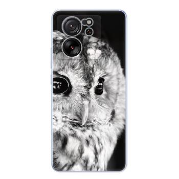 Odolné silikonové pouzdro iSaprio - BW Owl - Xiaomi 13T / 13T Pro