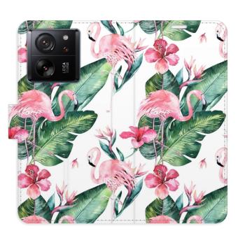 Flipové pouzdro iSaprio - Flamingos Pattern - Xiaomi 13T / 13T Pro