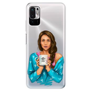 Odolné silikonové pouzdro iSaprio - Coffe Now - Brunette - Xiaomi Redmi Note 10 5G