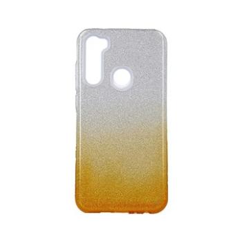 Forcell Xiaomi Redmi Note 8 glitter stříbrno-oranžový 44411 (Sun-44411)