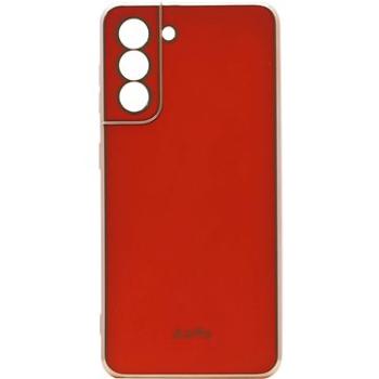 iWill Luxury Electroplating Phone Case pro Samsung Galaxy S21 červený (DIP883-59)