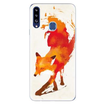 Odolné silikonové pouzdro iSaprio - Fast Fox - Samsung Galaxy A20s