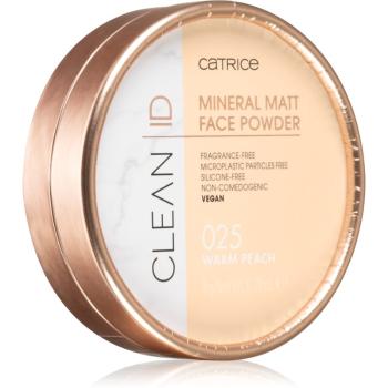 Catrice Clean ID Mineral minerální pudr odstín 025 Warm Peach