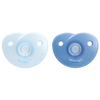 Philips Avent dudlík Soothie SCF099/21 0-6m včetně sterilizačního pouzdra, modrá 2 ks.