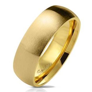 Šperky4U OPR0070 Dámský zlacený snubní prsten - velikost 64 - OPR0070-6-65