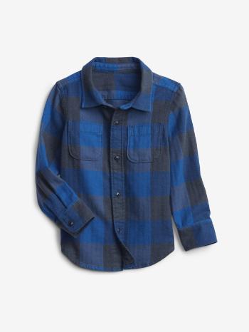 GAP Flannel Košile dětská Modrá