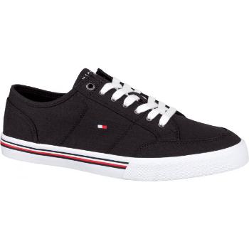 Tommy Hilfiger CORE CORPORATE TEXTILE SNEAKER Pánské tenisky, černá, velikost 42