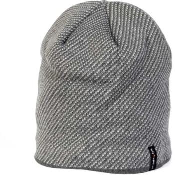Finmark WINTER HAT Pánská zimní pletená čepice, šedá, velikost UNI