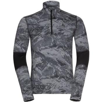 Odlo M BL TOP TURTLE NECK WHISTLER Pánské funkční triko, tmavě šedá, velikost