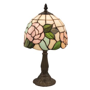 Stolní lampa Tiffany Rose -  Ø 20*36 cm 5LL-5943