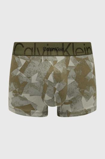 Boxerky Calvin Klein Underwear pánské, zelená barva