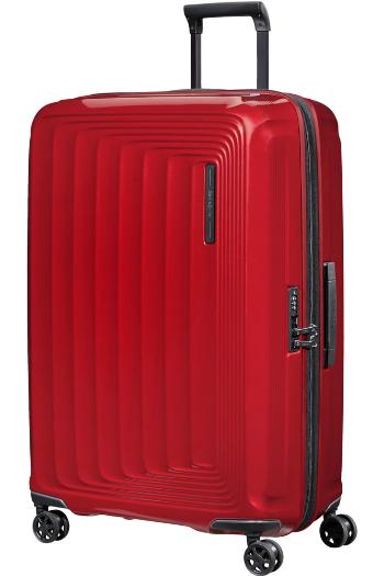 Samsonite Skořepinový cestovní kufr Nuon EXP 100/110 l - červená