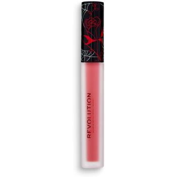 Makeup Revolution Halloween Matte Liquid Lip tekutá rtěnka s matným finišem odstín Bewitched 2.2 g