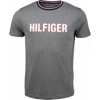 Tommy Hilfiger CN SS TEE Pánské tričko, šedá, velikost S