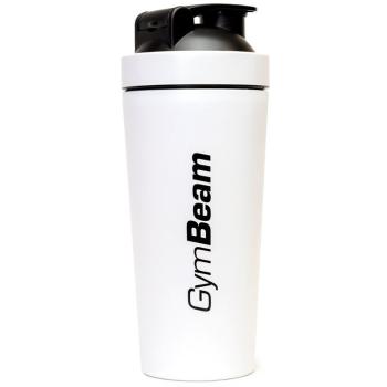 GymBeam Šejkr Steel sportovní šejkr barva White 750 ml