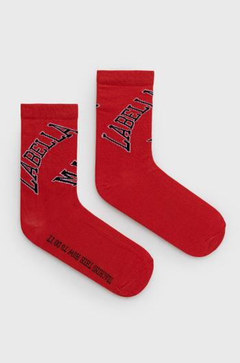 Ponožky LaBellaMafia dámské, červená barva