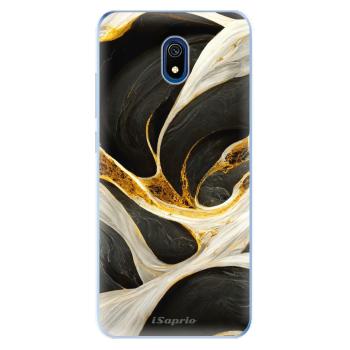 Odolné silikonové pouzdro iSaprio - Black and Gold - Xiaomi Redmi 8A