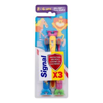 Signal Kids Ultra Soft klasický zubní kartáček zubní kartáček 3 ks pro děti