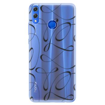 Silikonové pouzdro iSaprio - Fancy - black - Huawei Honor 8X