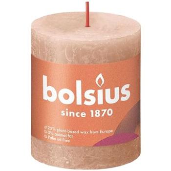 BOLSIUS rustikální svíčka krémový karamel 80 × 68 mm (8717847148896)