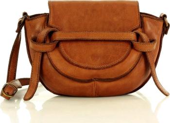 MARCO MAZZINI CAMEL KOŽENÁ CROSSBODY KABELKA V82A Velikost: ONE SIZE