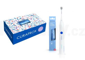 Curaprox Hydrosonic Easy sonický kartáček + zubní pasta Be You Blue