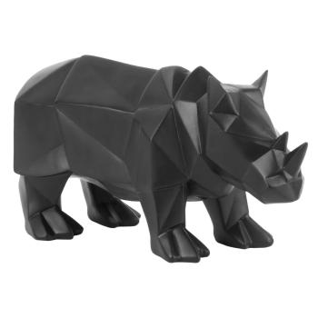 Sada 2 ks: Soška Origami Rhino – černá