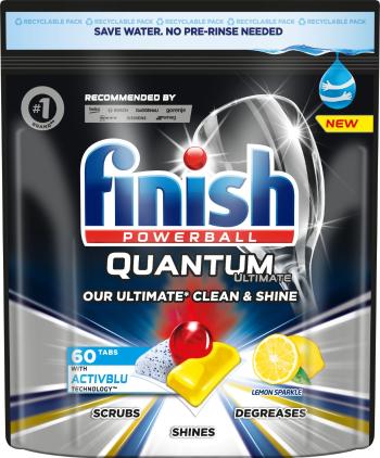 Finish Quantum Ultimate Lemon Sparkle Kapsle do myčky nádobí 60 ks