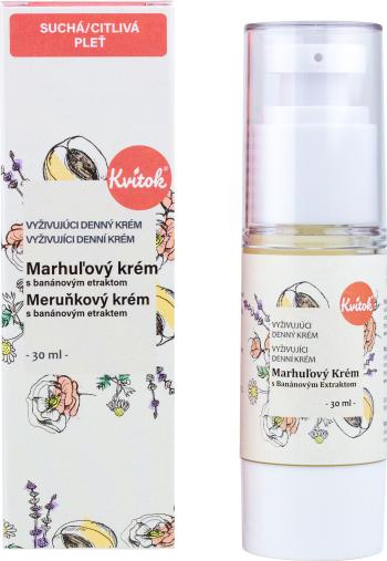 Kvitok Denní meruňkový krém pro citlivou pleť 30 ml