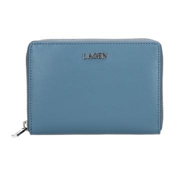 Dámská kožená peněženka Lagen Apolen - modrá