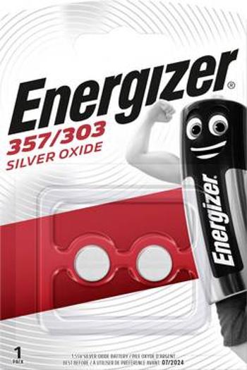 Knoflíkový článek 357 oxid stříbra Energizer SR44 150 mAh 1.55 V 2 ks